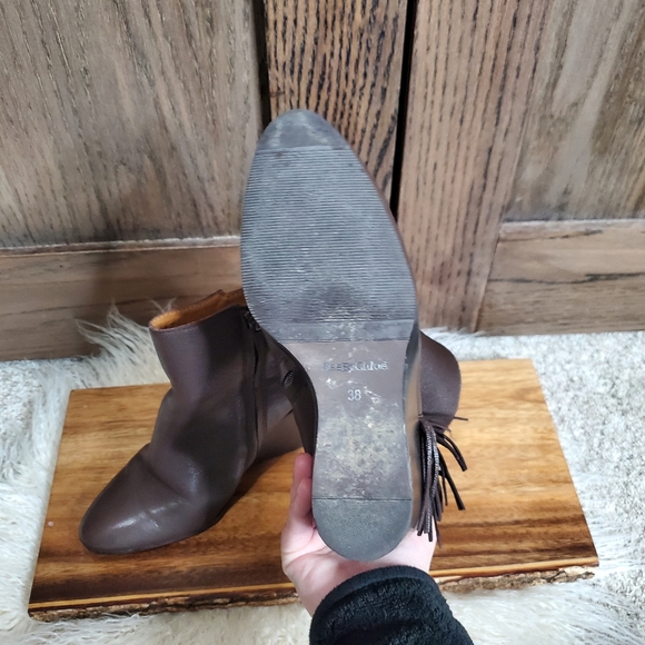 Chloé Fringe Wedge Booties - Picture 5 of 5